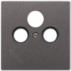 LSmetal Накладка TV/FM/SAT, антрацит. AL2990SATAN