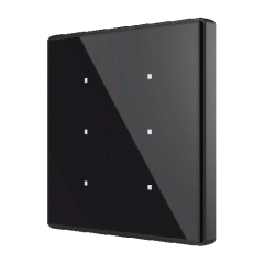 Выключатель сенсорный KNX Square TMD, 6-кнопочный, цвет черный