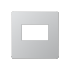 A500 Накладка для USB-зарядных устройств без видимого винта, термопласт, алюминий, Jung A1569USBAL