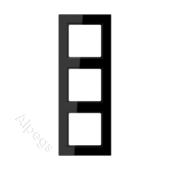 AC583SW Рамка 3-кратная; черная
