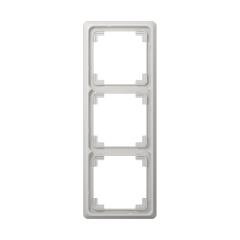 CDP583LG Рамка для вертикальной и горизонтальной установки, 3-кратная, светло-серая