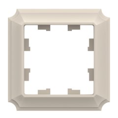 1-постовая РАМКА, цвет БЕЖЕВЫЙ, AtlasDesign Antique, ATN100201