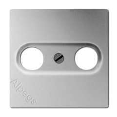 Накладка на розетку телевизионную JUNG ECO PROFI, скрытый монтаж, алюминий, EP561BFPLTVAL 0