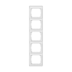SL585WW Рамка для вертикальной установки 5-кратная; белая