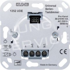 1252UDE Клавишный диммер, сдвоенный