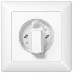 AS1541WW накладка поворотного механизма белая