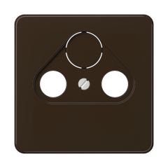 CD561SATBR Накладка для TV розетки коричневый