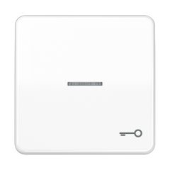 CD590KO5TWW Клавиша с окошком и символом ключ для выключателей с подсветкой; белая