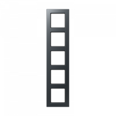 Jung A550 - Рамка 5-ая, цвет антрацит A5585BFANM