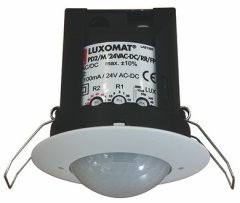BEG (PD2-M-2C-11-48V-RR-FC) Датчик присутствия потолочный 360°, два реле по 100мА, напряжение 11-48V AC/DC, диаметр действия 10м., скрытый монтаж в подвесной потолок / IP20 / белый (арт. BEG_92306)