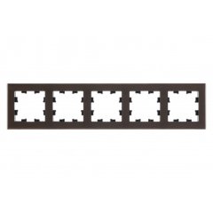 ATN320605 - AtlasDesign NATURE 5-постовая РАМКА, ОРГАНИЧЕСКОЕ СТЕКЛО МОККО