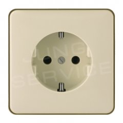 520Z Штепсельная розетка SCHUKO 16A 250V ; слоновая кость