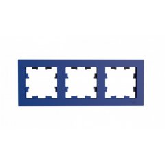 ATN001103 - AtlasDesign 3-постовая РАМКА, универсальная, АКВАМАРИН