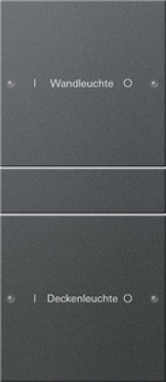 Набор клавиш 2-местный (1+1),  ГРАВИРОВКА