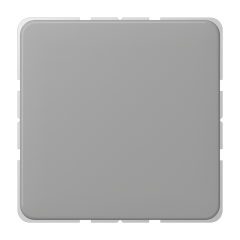 CD594-0GR Крышка без отверстий с несущим каркасом для произвольных вырезов; серая
