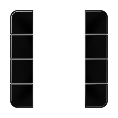 CD504TSASW комплект накладок 4гр черный