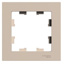 ATN001201 - AtlasDesign 1-постовая РАМКА, ПЕСОЧНЫЙ