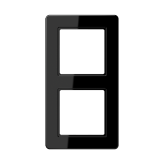 Jung A Flow - Рамка 2-ая, цвет черный AF582BFSW