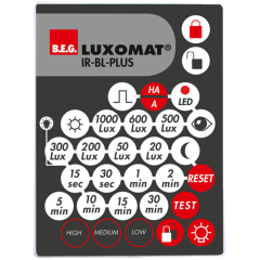 IR-BL-PLUS, Инфракрасный пульт дистанционного управления для датчиков BL-PLUS, B.E.G.