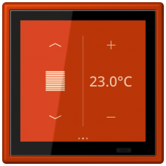 KNX комнатный контроллер LS TOUCH, LC 459 D1 S244