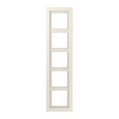 LSD985W Рамка 5-кратная; слоновая кость