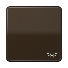 CD590LBR Клавиша с символом освещение; коричневая