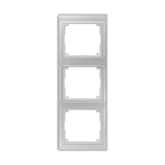 SL583SI Рамка для вертикальной установки 3-кратная; серебро