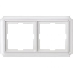 MTN483219; Antik Рамка 2 поста термопласт белая Schneider Electric