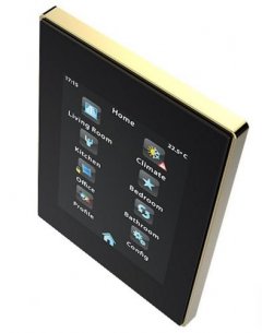 Замена рамки для сенсорной панели Z41 на рамку с позолотой