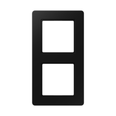 Jung A Flow - Рамка 2-ая, цвет матовый черный AF582BFSWM