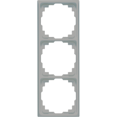 CD583KGR Рамка для инсталляции в кабельных каналах, 3-кратная; серая