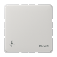 CD2178ORTSLG KNX-регулятор с шинным сопряжением без ручки для установки температуры; светло-серый