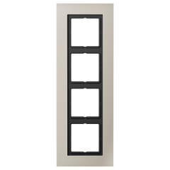 LSP984ES Рамка для серии LS-Plus 4-кратная; благородная сталь