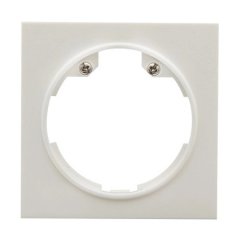 Центральная пластина для настенного датчика Indoor 140-L, белый глянцевый, BEG Luxomat, Central plate Indoor 140 55x55 / pure white glossy RAL9010 (94346)