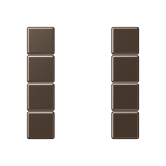 A504TSAMO комплект накладок 4гр мокко