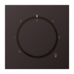 Крышка для регулятора подогрева пола; Металлическое исполнение, dark (aluminium lacquered), AL 1749 D