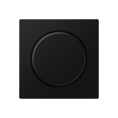 Накладка на роторные диммеры; термопласт; черный матовый; A500, Jung A1540BFEXSWM