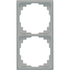 CD582KGR Рамка для инсталляции в кабельных каналах, 2-кратная; серая