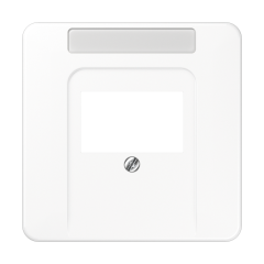 CD569TNAWW Крышка для ТАЕ розетки с полем для надписи; белая