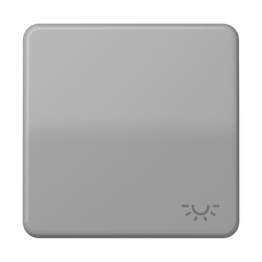 CD590LGR Клавиша с символом освещение; серая