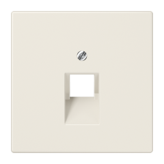 LS969-1UA Крышка для одинарной телефонной и компьютерной розетки UAE; слоновая кость