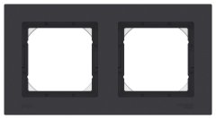 ATN441002 - AtlasDesign AQUA Рамка IP44 на 2 поста , карбон