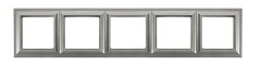 Рамка Eco Profi Standart 5-местная (алюминий), Jung EPS485AL