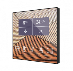 Комнатный контроллер KNX Flat Display, произвол. графика