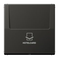 AL2990CARDAN Накладка карточного выключателя HOTELCARD; антрацит