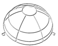 BEG Антивандальная сетка BSK, для датчиков серии PD, 200х90мм, / белый (арт. BEG_92199)