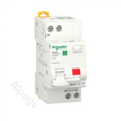 Дифференциальный автомат (АВДТ) Schneider Resi9 - 1P+N - 16A - A - 30mA - тип C - 6kA