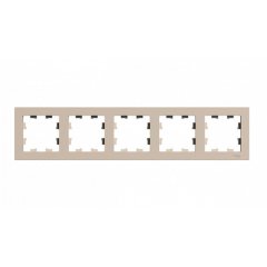 ATN001205 - AtlasDesign 5-постовая РАМКА, универсальная, ПЕСОЧНЫЙ
