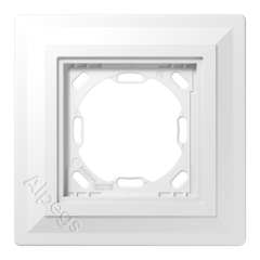 Рамка монтажная 1-ная заподлицо в штукатурку и гипсокартон от 12.5 мм, 0 мм