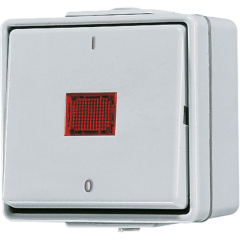 602KOW Выключатель контрольный 10 AX 250 V   для накладного монтажа IP44